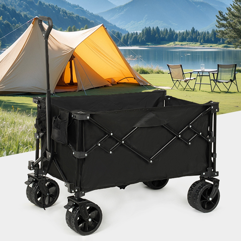 後開き多用途折りたたみワゴン