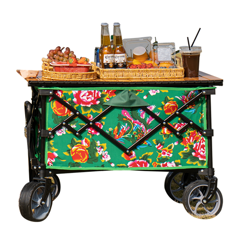 プリント柄プッシュワゴン（小型）